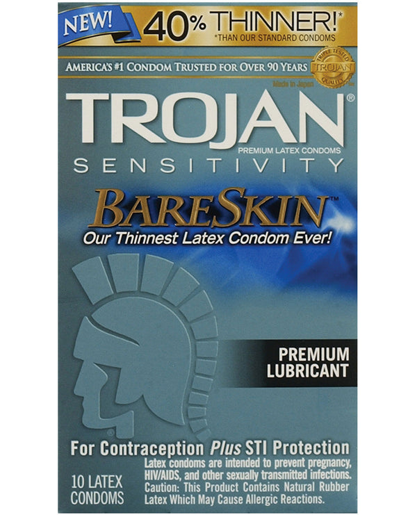 Trojan BareSkin Condoms - Box of 10