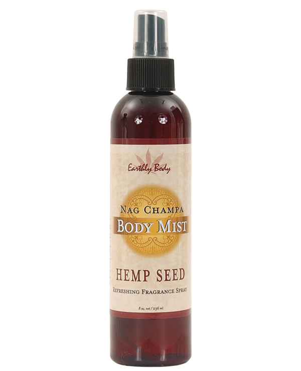 Earthly Body Hemp Seed Moisturizing Body Mist - 8 oz Nag Champa