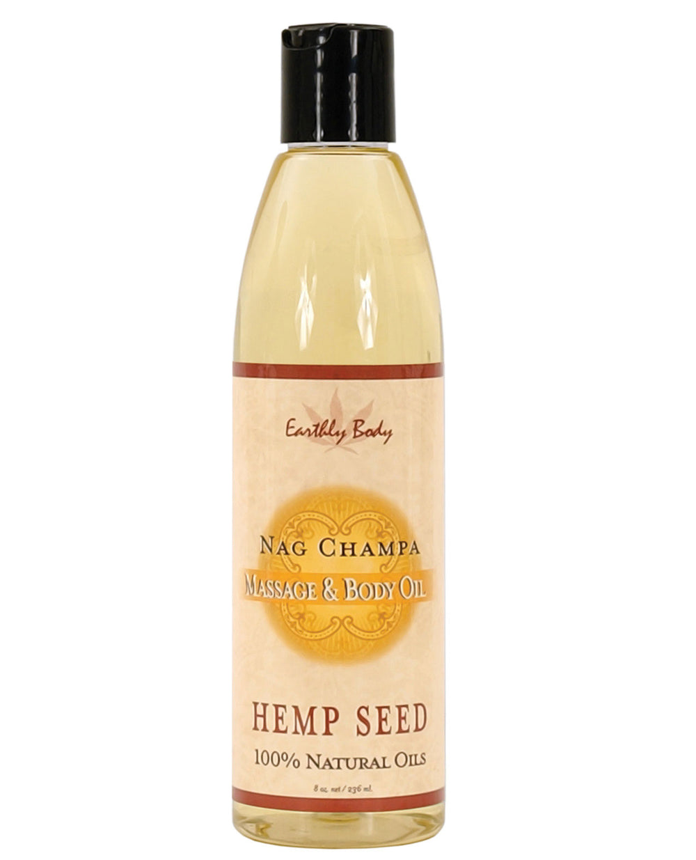 Earthly Body Massage & Body Oil - 8 oz Nag Champa