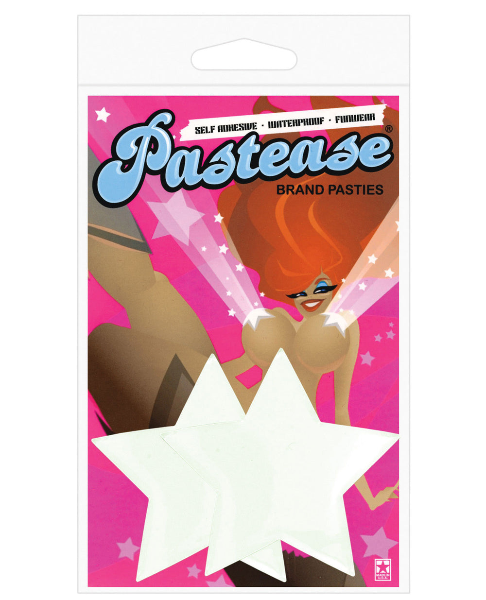 Pastease Star - Glow in the Dark Green O/S