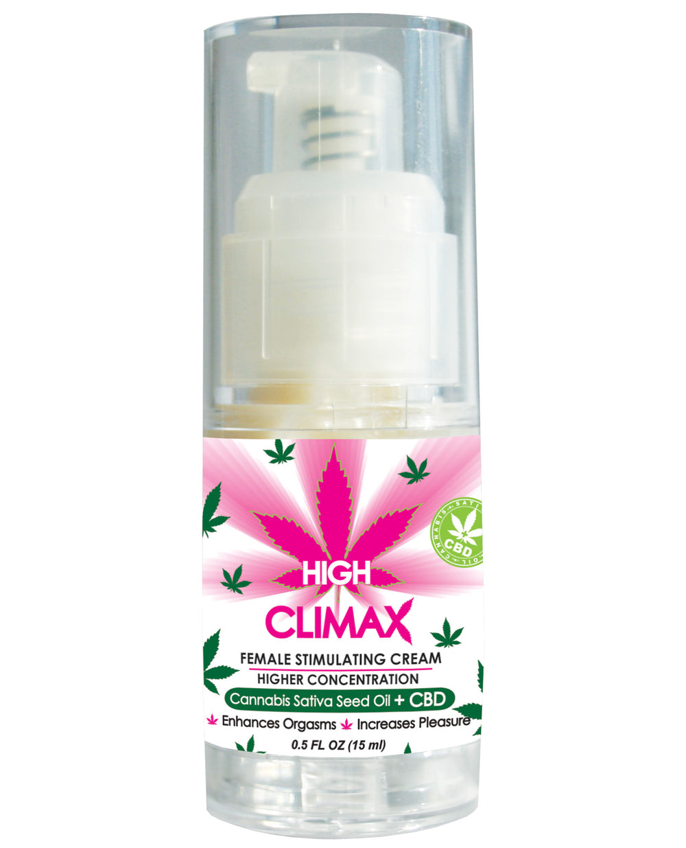 High Climax Female Stimulant w/Hemp Seed Oil - .5 oz