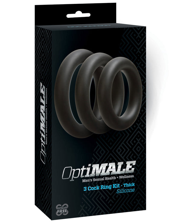 OptiMale C Ring Kit Thick - Black