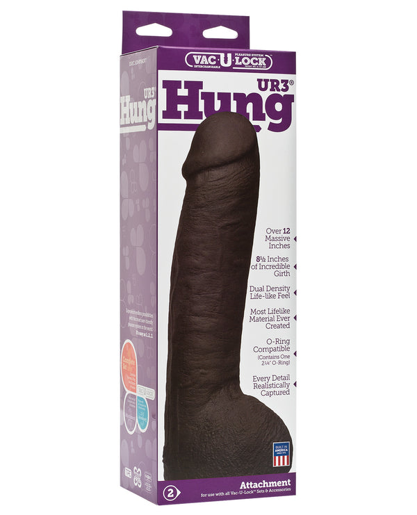 Vac-U-Lock ULTRASKYN 12" Hung - Chocolate