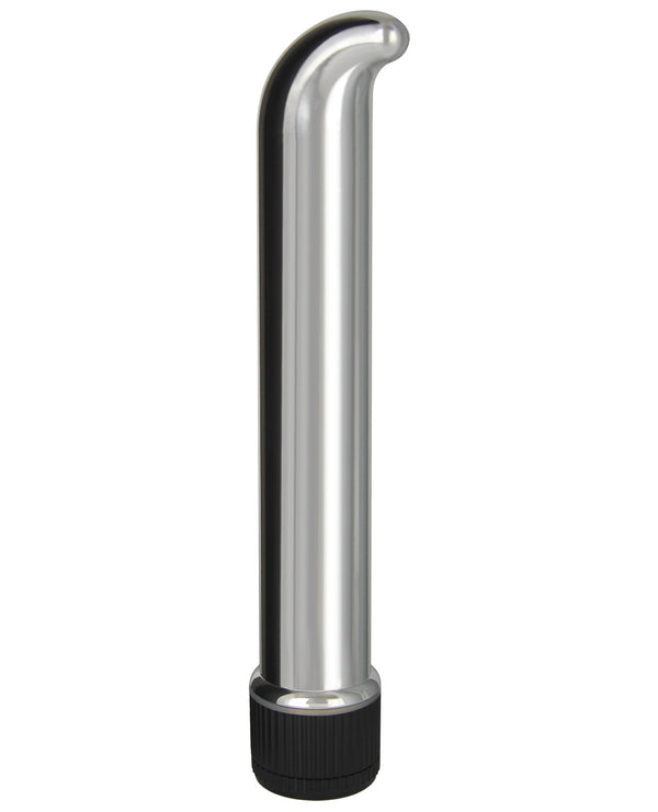 Erotic Toy Company Chrome Classics 7" G Spot Vibe - Silver