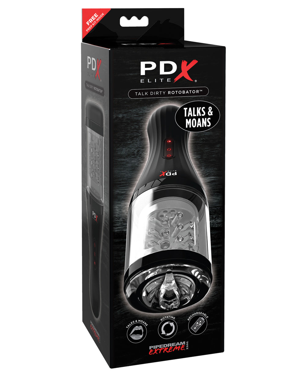 Pipedream Extreme Toyz Talk Dirty Roto-Bator