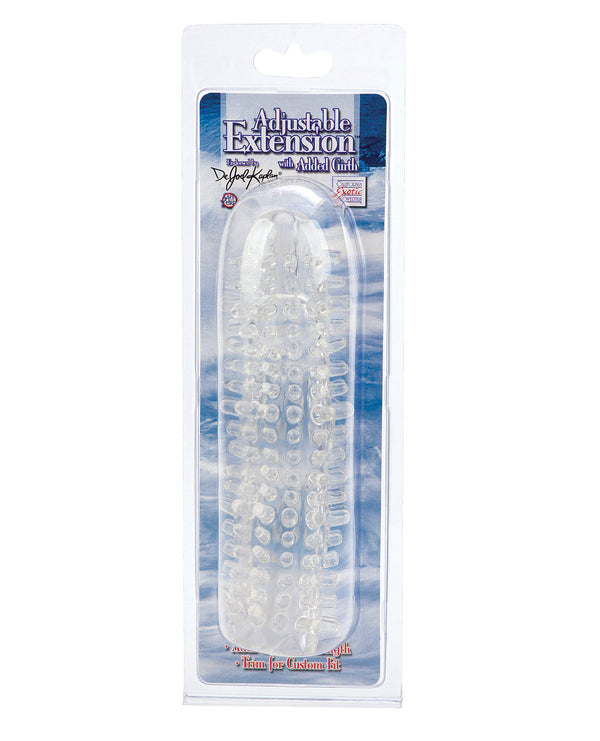 Dr. Joel Kaplan Adjustable Extension Added Girth - Clear