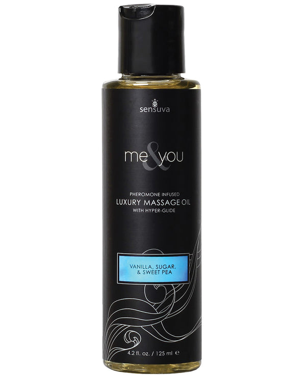 Sensuva Me & You Massage Oil - 4.2 oz Sweet Temptation