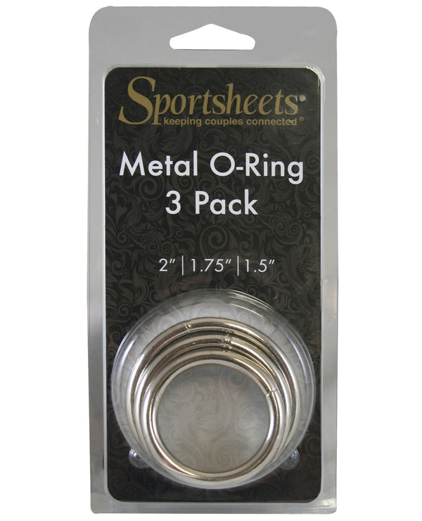 Sportsheets Metal O-Ring - Pack of 3