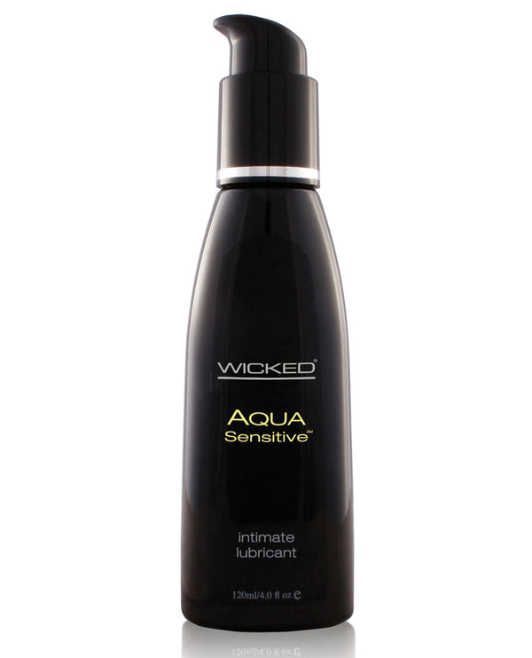 Wicked Sensual Care Hypoallergenic Aqua Sensitive Waterbased Lubricant - 4 oz Unscented