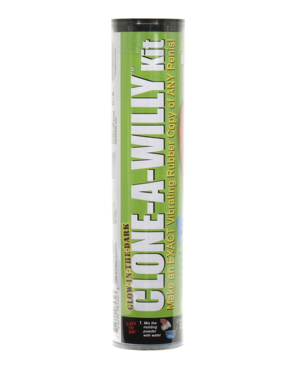 Clone-A-Willy Kit Vibrating Glow in the Dark - Green