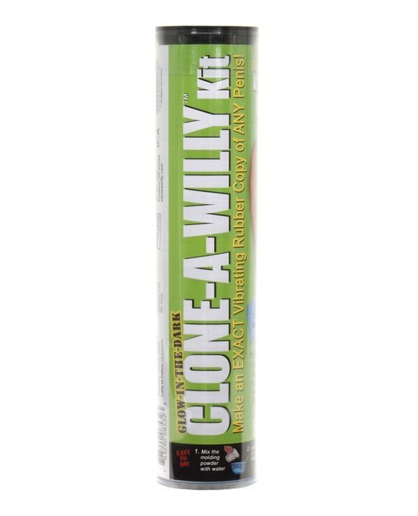 Clone-A-Willy Kit Vibrating Glow in the Dark - Green