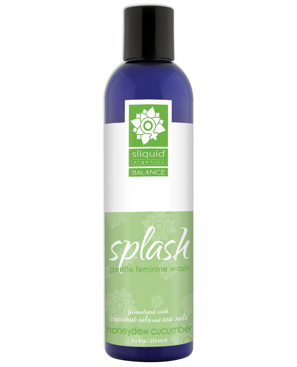 Sliquid Splash Feminine Wash - 8.5 oz Honeydew Cucumber