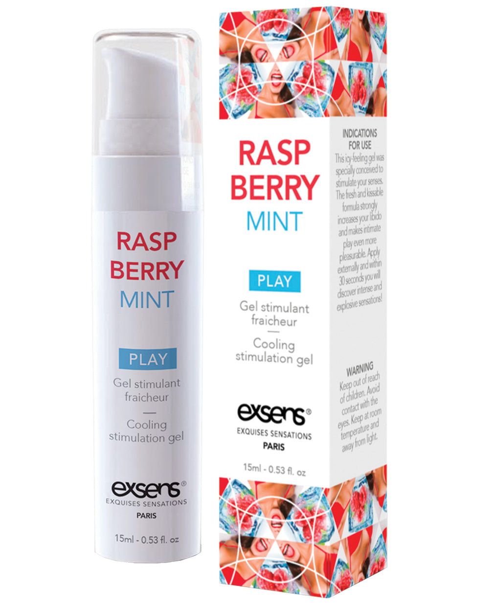EXSENS of Paris Arousal Gel - 15 ml Raspberry Mint