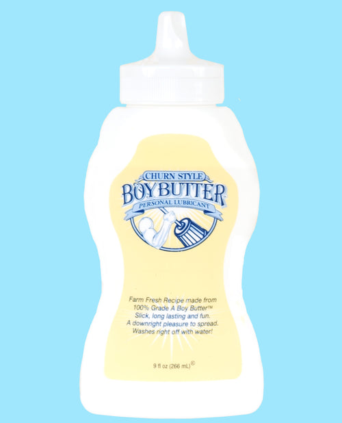 Boy Butter Churn Style - 9 oz Squeeze Bottle