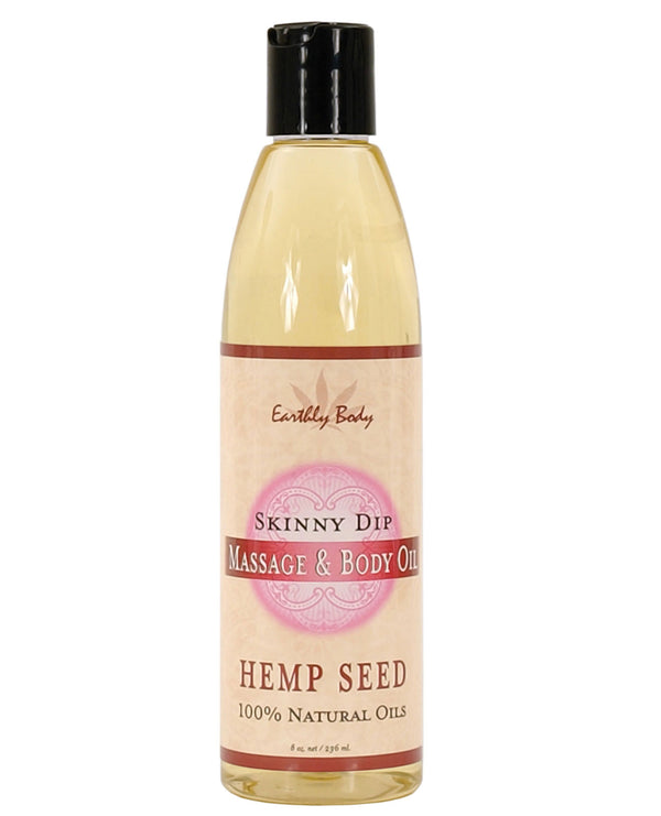 Earthly Body Massage & Body Oil - 8 oz Skinny Dip