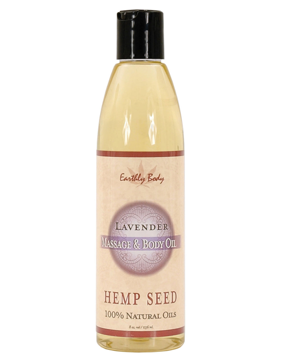 Earthly Body Massage & Body Oil - 8 oz Lavender