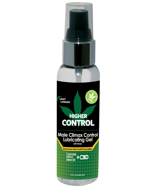 Higher Control Climax Control Gel for Men w/Hemp Seed Oil - 2 oz