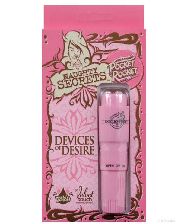 Naughty Secrets Devices of Desire Pocket Rocket - Pink