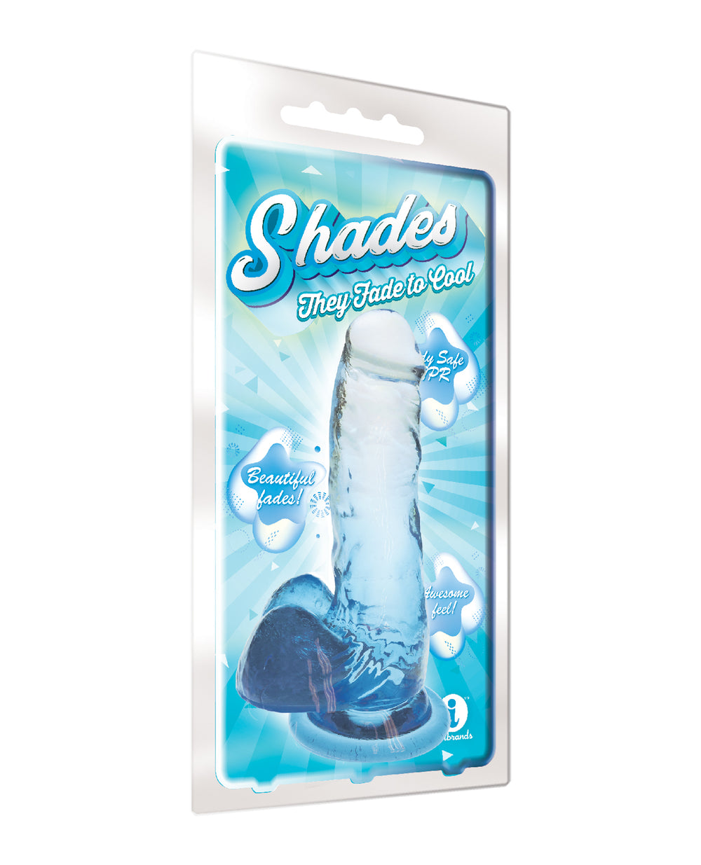 Shades Jelly TPR Gradient Dong Medium - Blue