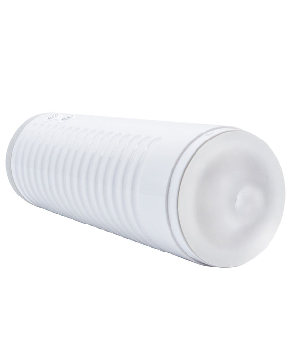 Lovense Max 2 Rechargeable Male Masturbator w/White Case - Clear Sleeve
