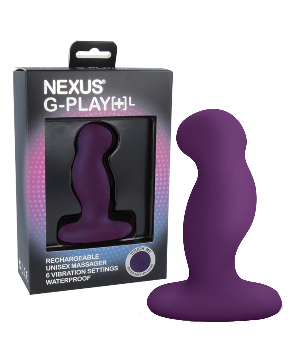 Nexus GPLAYLRG Unisex Rechargeable Vibrator - Purple
