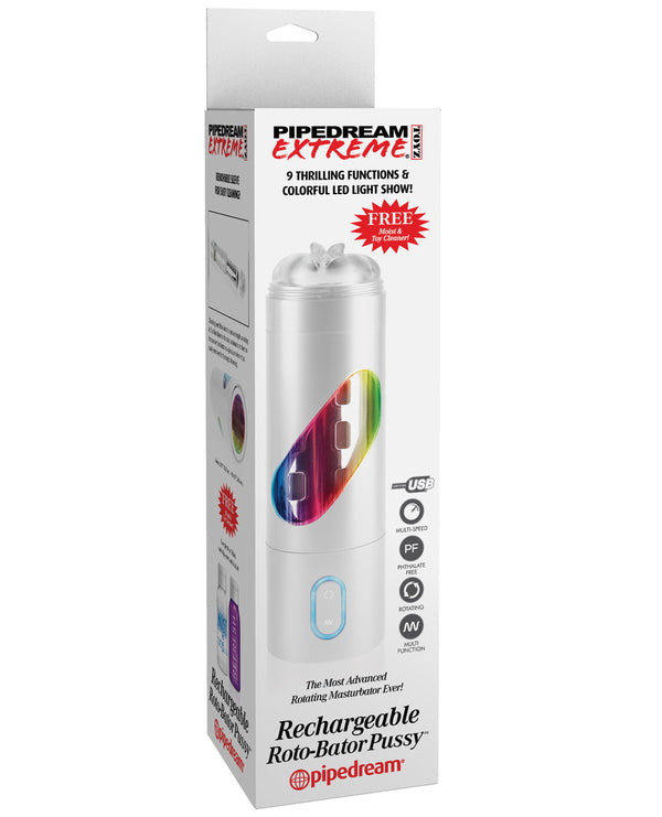 Pipedream Extreme Toyz Rechargeable Roto-Bator Pussy