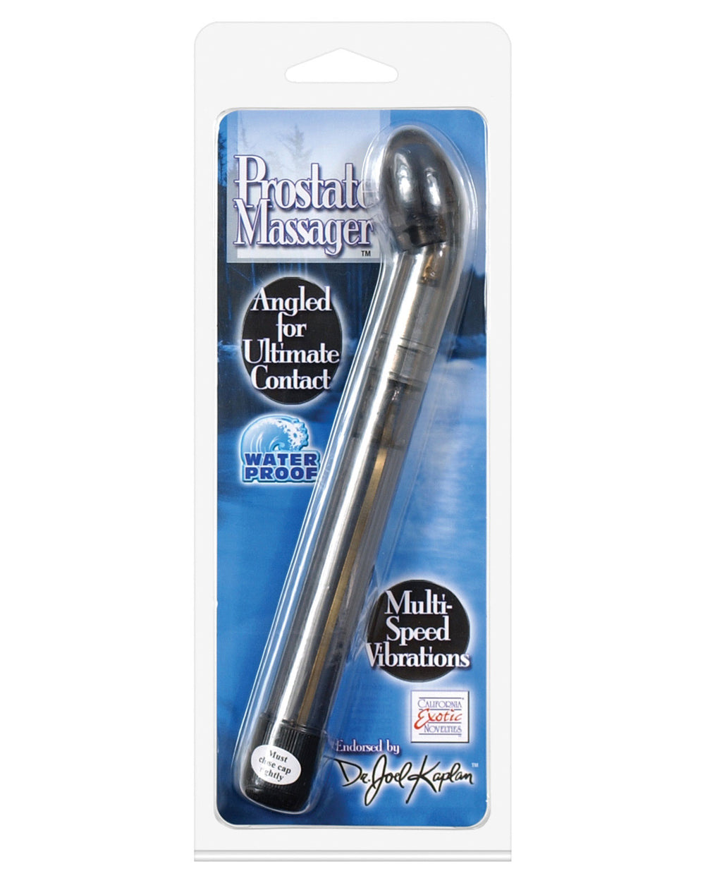 Dr. Joel Kaplan 7.5" Prostate Massager - Black