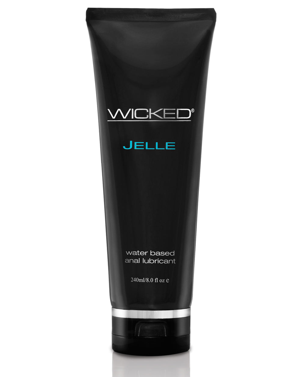 Wicked Sensual Care Jelle Water Based Anal Lubricant - 8 oz Fragrance Free