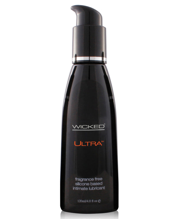 Wicked Sensual Care Ultra Silicone Based Lubricant - 4 oz Fragrance Free
